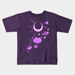 cute moon and stars Kids T-Shirt